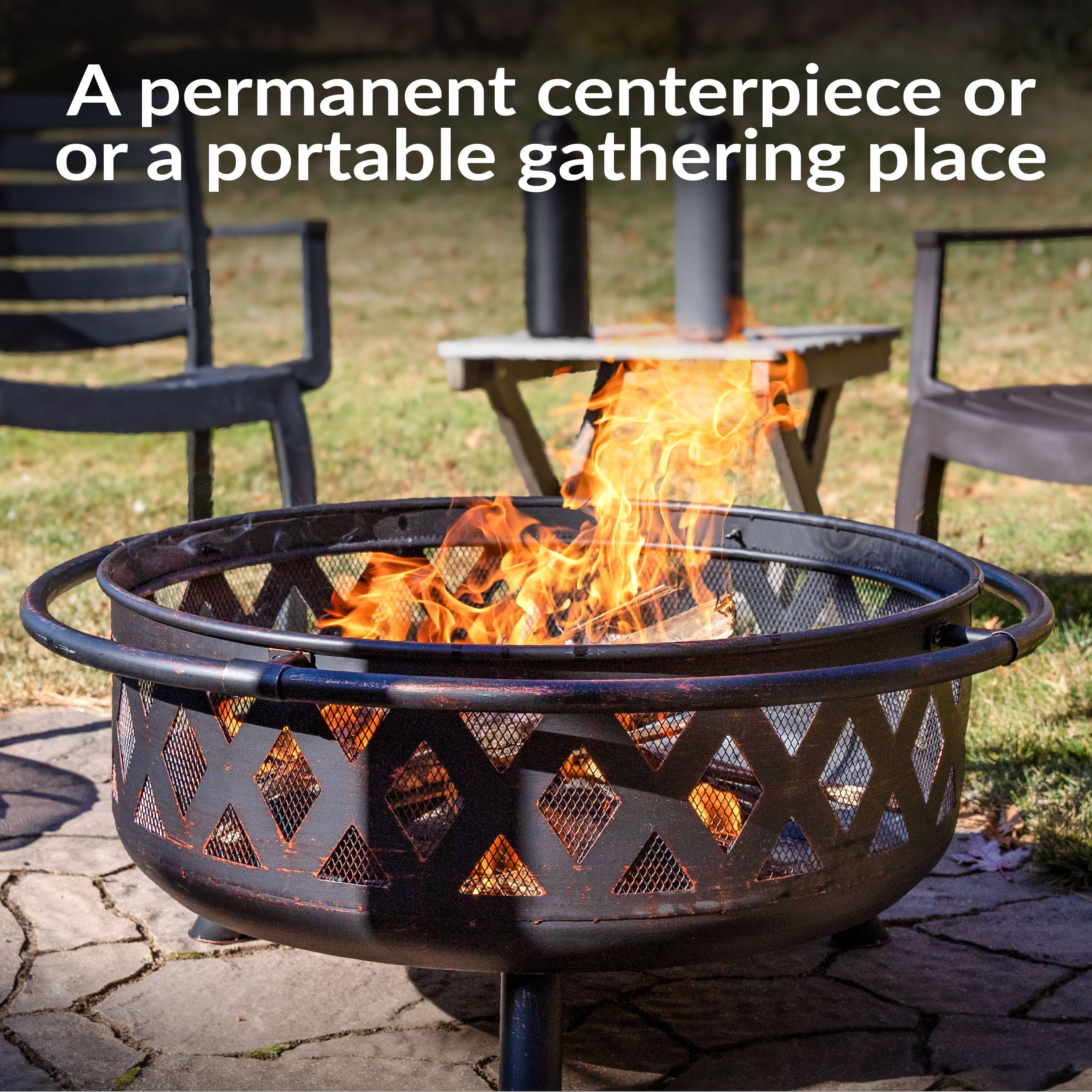 A permanent centerpiece or a portable gathering place