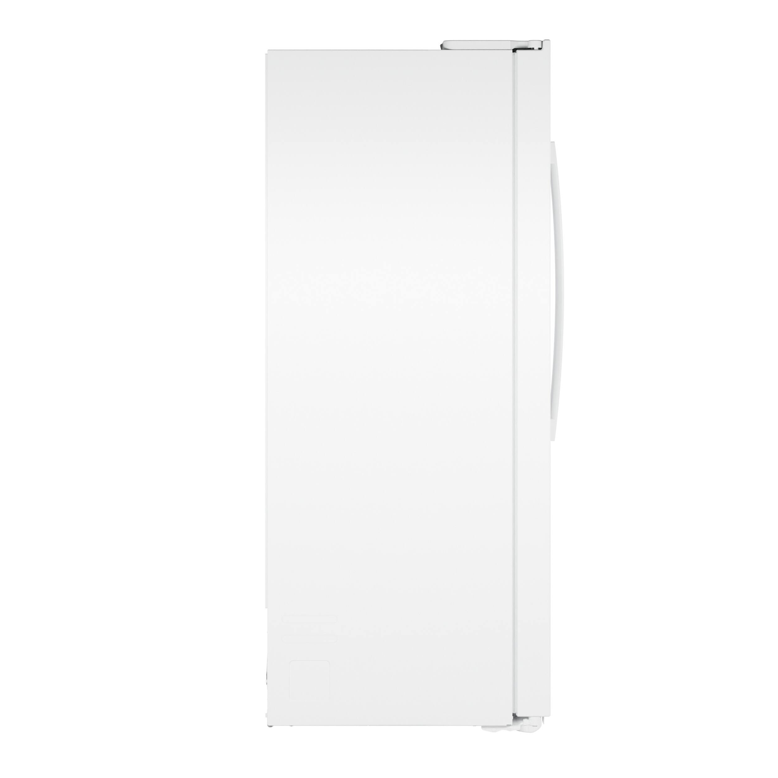 Alt View 30. GE - 36 in. Wide 23.6 Cu. Ft. Counter Depth Side-By-Side Refrigerator with Extra Tall Dispenser and In-Door Icemaker - White.