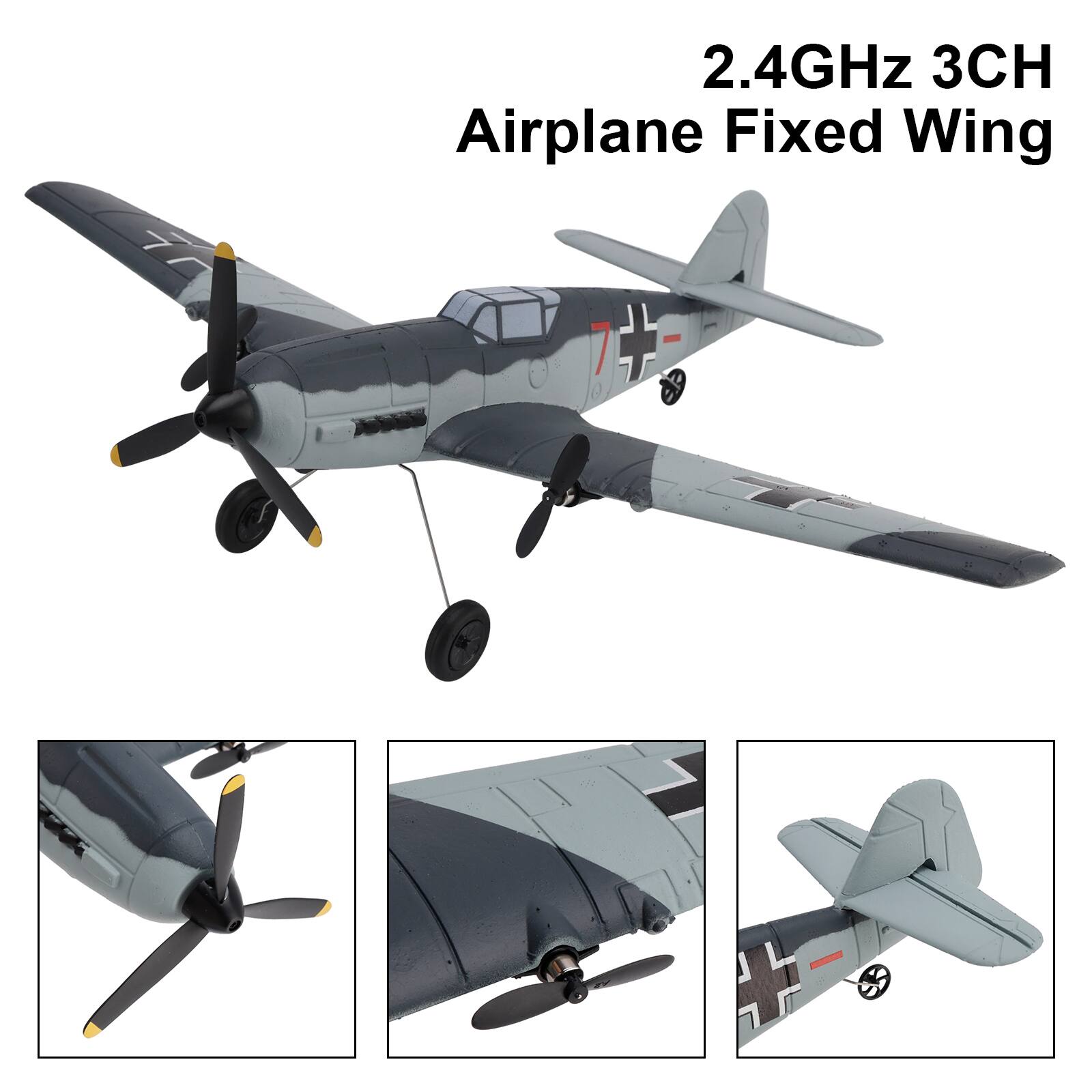 2.4GHz 3CH Airplane Fixed Wing