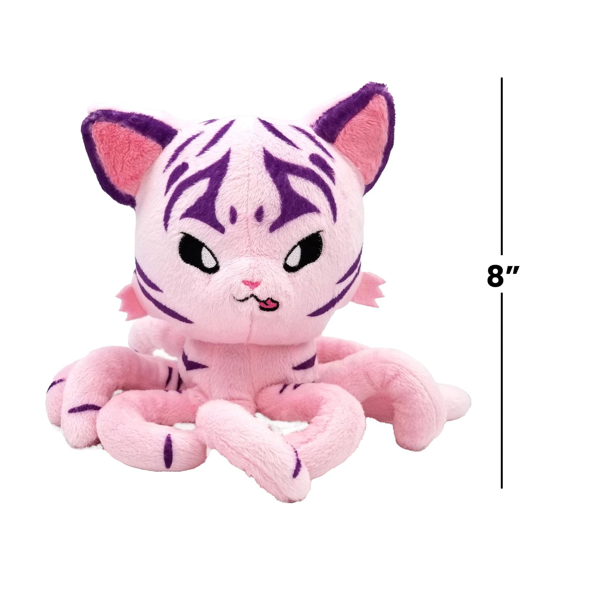 Alt View 4. Tentacle Kitty - Tentacle Kitty 8 Inch The Huntress Plush - Pink.