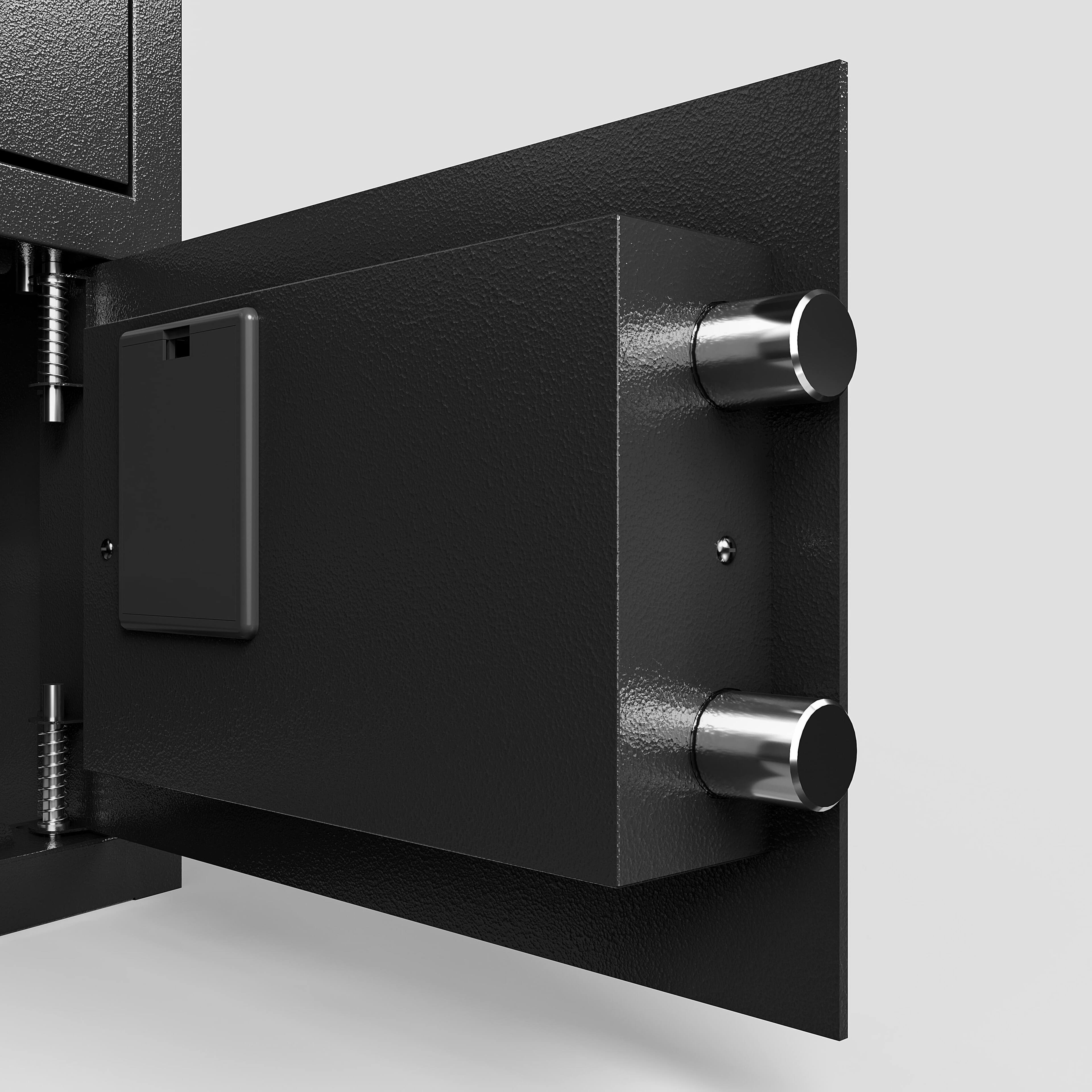 Alt View 5. Lycvki - Steel Security Safe with Electronic Keypad Lock for Cash Jewelry and Documents.