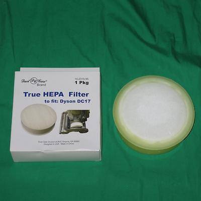 True HEPA Filter  
to fit: Dyson DC17  

4 Pkg  
1 Pkg True HEPA Filter to fit: Dyson DC17