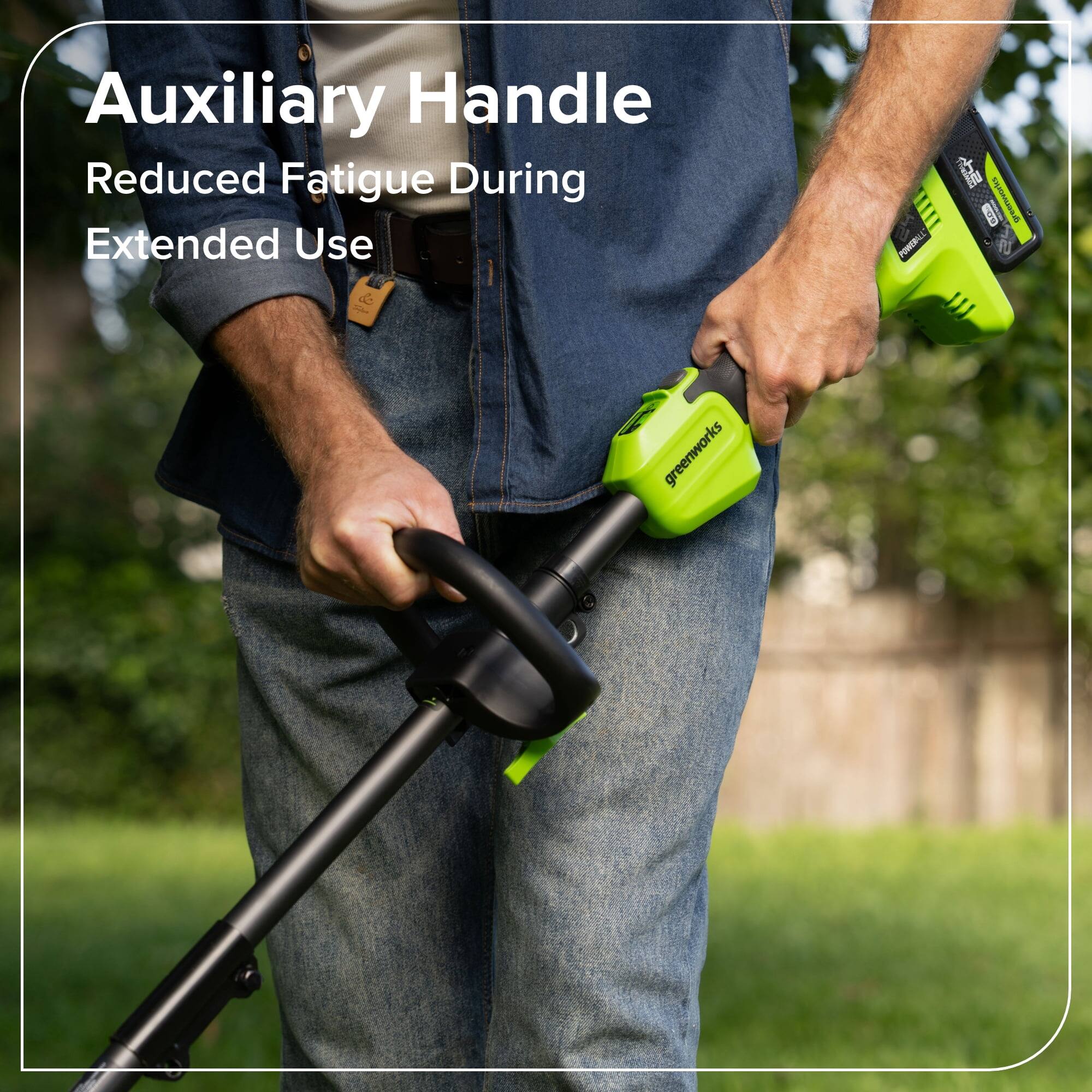 Auxiliary Handle  
Reduced Fatigue During Extended Use