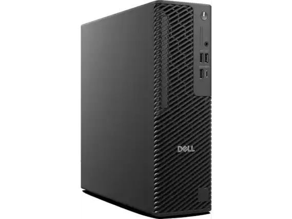 Front. Dell - Dell Pro Max FCS1250 Desktop Computer - Intel Core Ultra 5 245 - 16 GB - 512 GB SSD - Slim PC - Intel Chip - Windows 11 - Black.