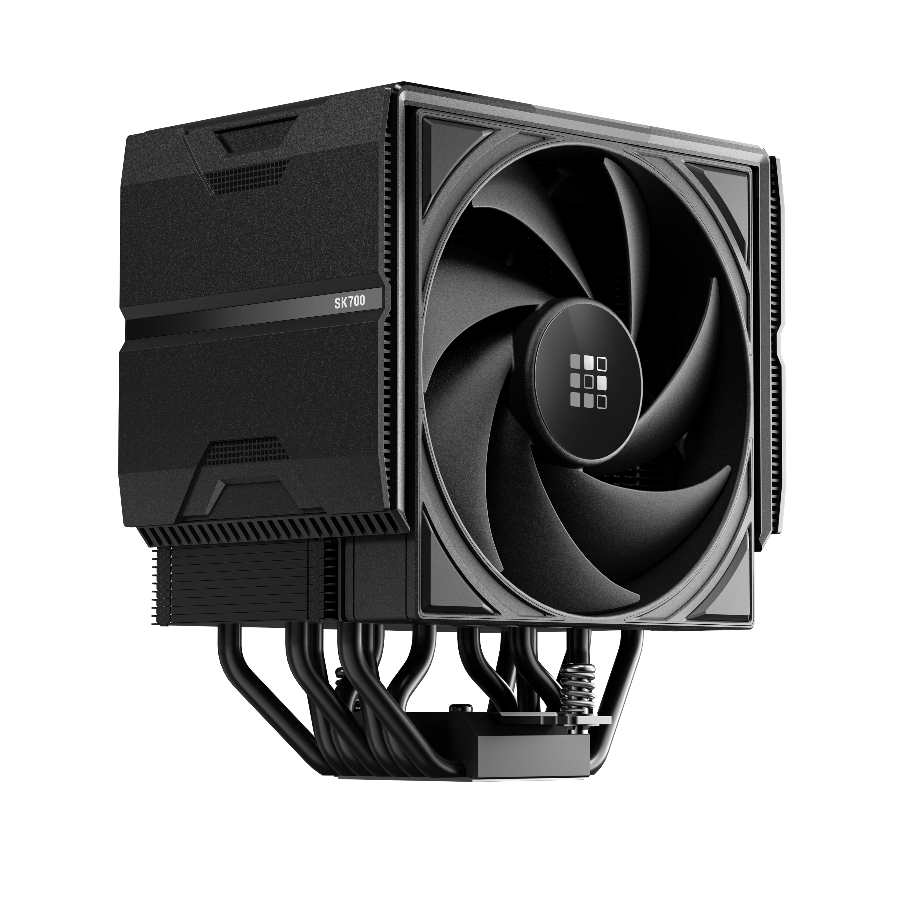 Angle. Sudokoo - SK700V AM5 CPU Air Cooler - Black.
