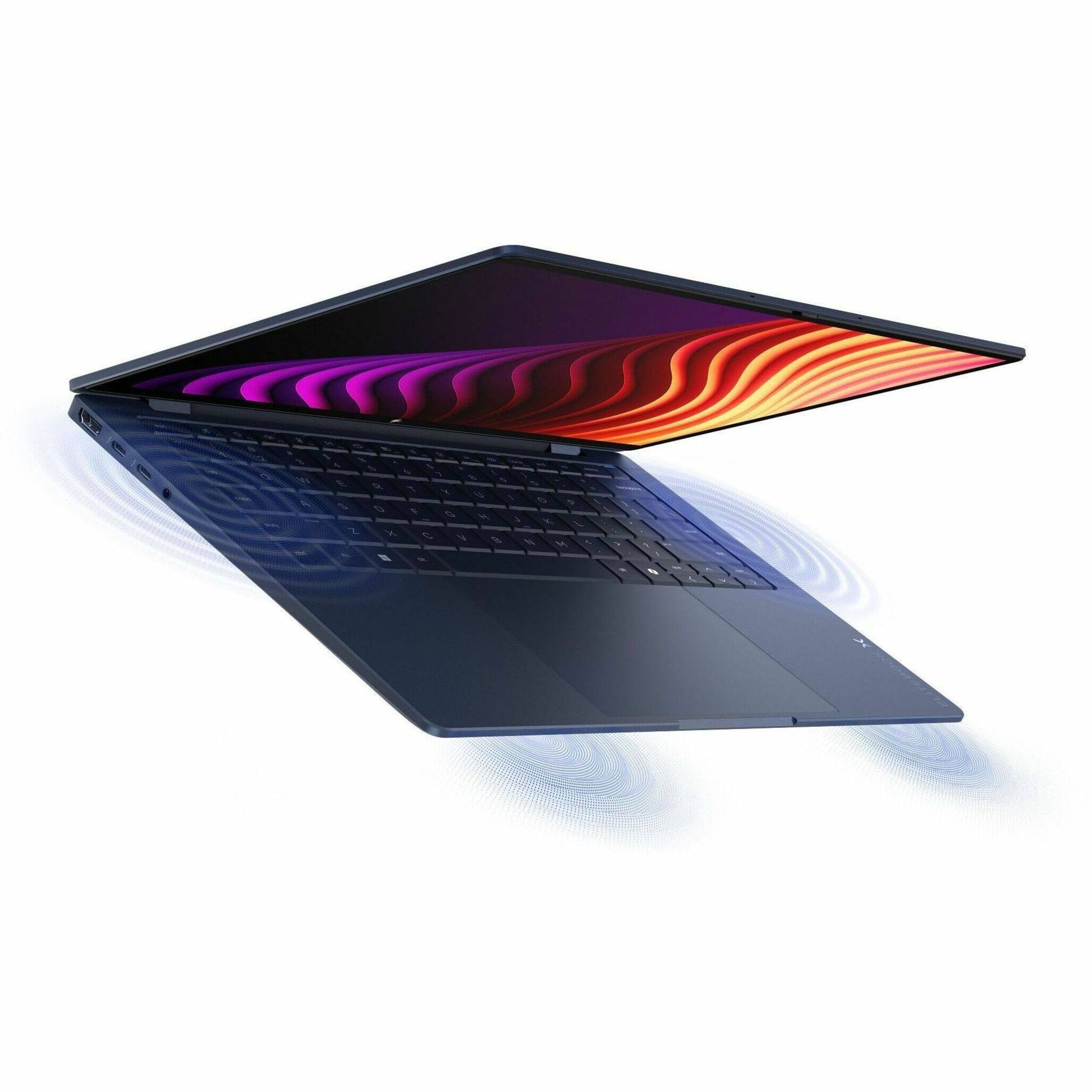 Alt View 18. HP - EliteBook X G2i 14" IPS 1920 x 1200 (WUXGA) Touch Screen Laptop - Intel Core Ultra 7 with 32GB Memory - 512 GB SSD - Atmospheric Blue, Blue.