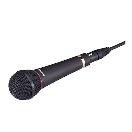 Front. Sony - Sony F-780 - Cardioid Handheld Dynamic Microphone.