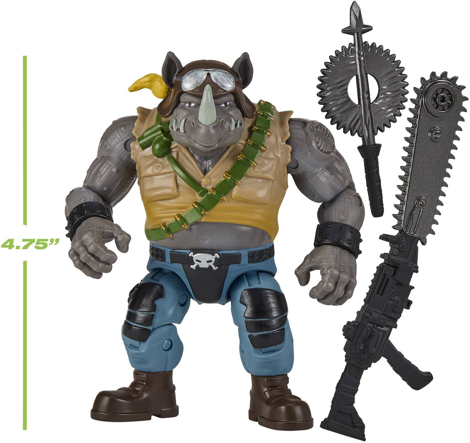 Alt View 3. PopMarket - Teenage Mutant Ninja Turtles x G.I. Joe - Buzzer x Rocksteady Action Figure (TMNT)   - COLLECTIBLES - Multicolor.