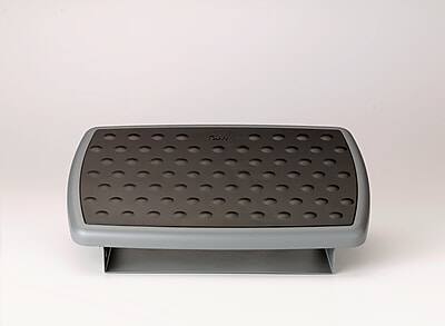 Front. 3M - 3M Tilt Adjustable Footrests, Gray (FR330) - Gray.