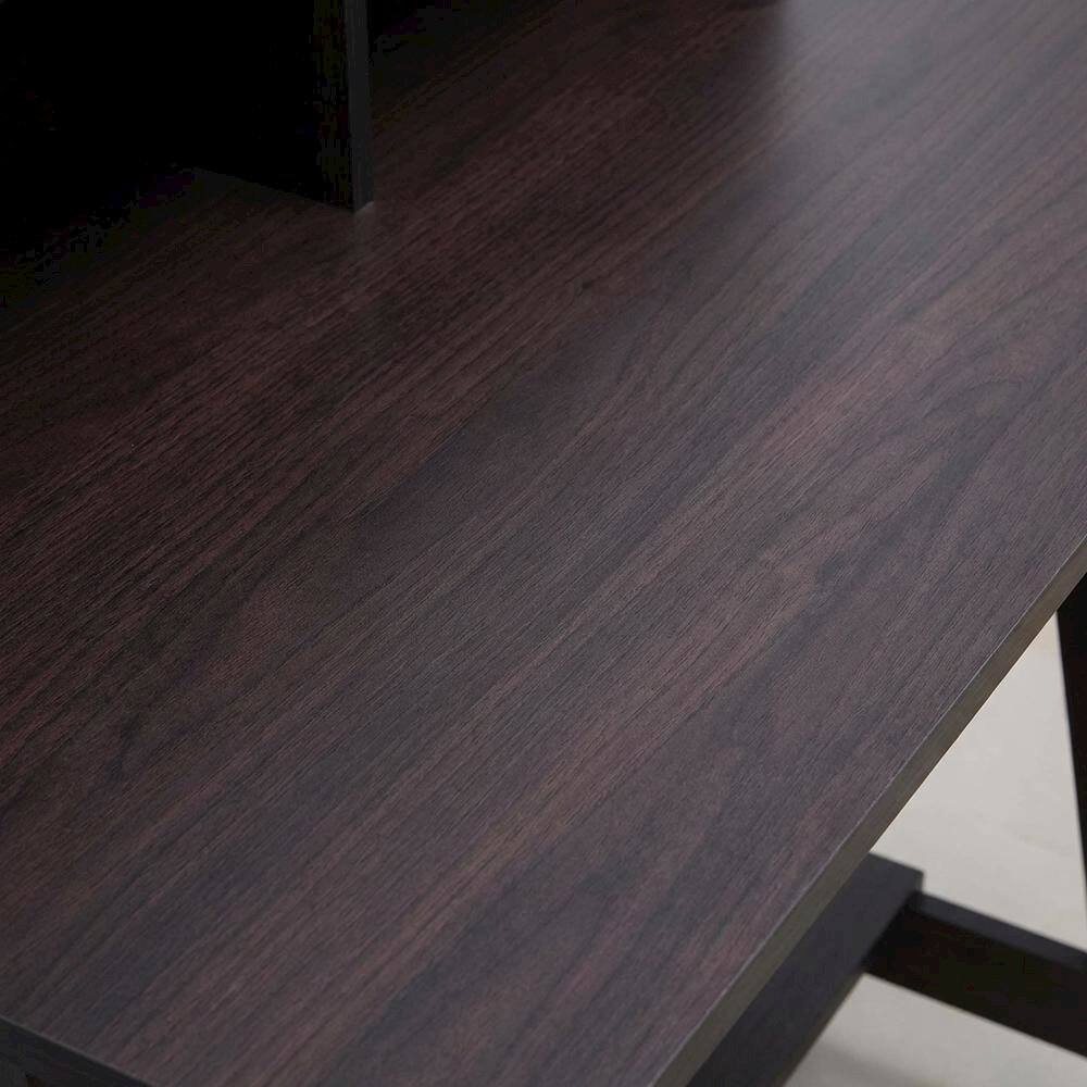 Alt View 1. BisonOffice - Dark Walnut Computer Desk with A-Frame Frame for Home Office - Dark Walnut.