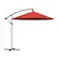 Alt View 11. Nature Spring - 10-Foot Cantilever Hanging Offset Patio Umbrella with Easy Crank - Orange.