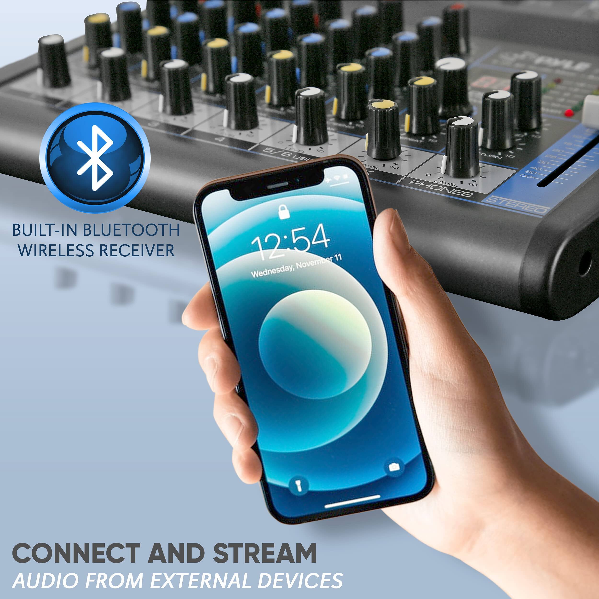 BUILT-IN BLUETOOTH WIRELESS RECEIVER

12:54 November 11 Wednesday

CONNECT AND STREAM AUDIO FROM EXTERNAL DEVICES