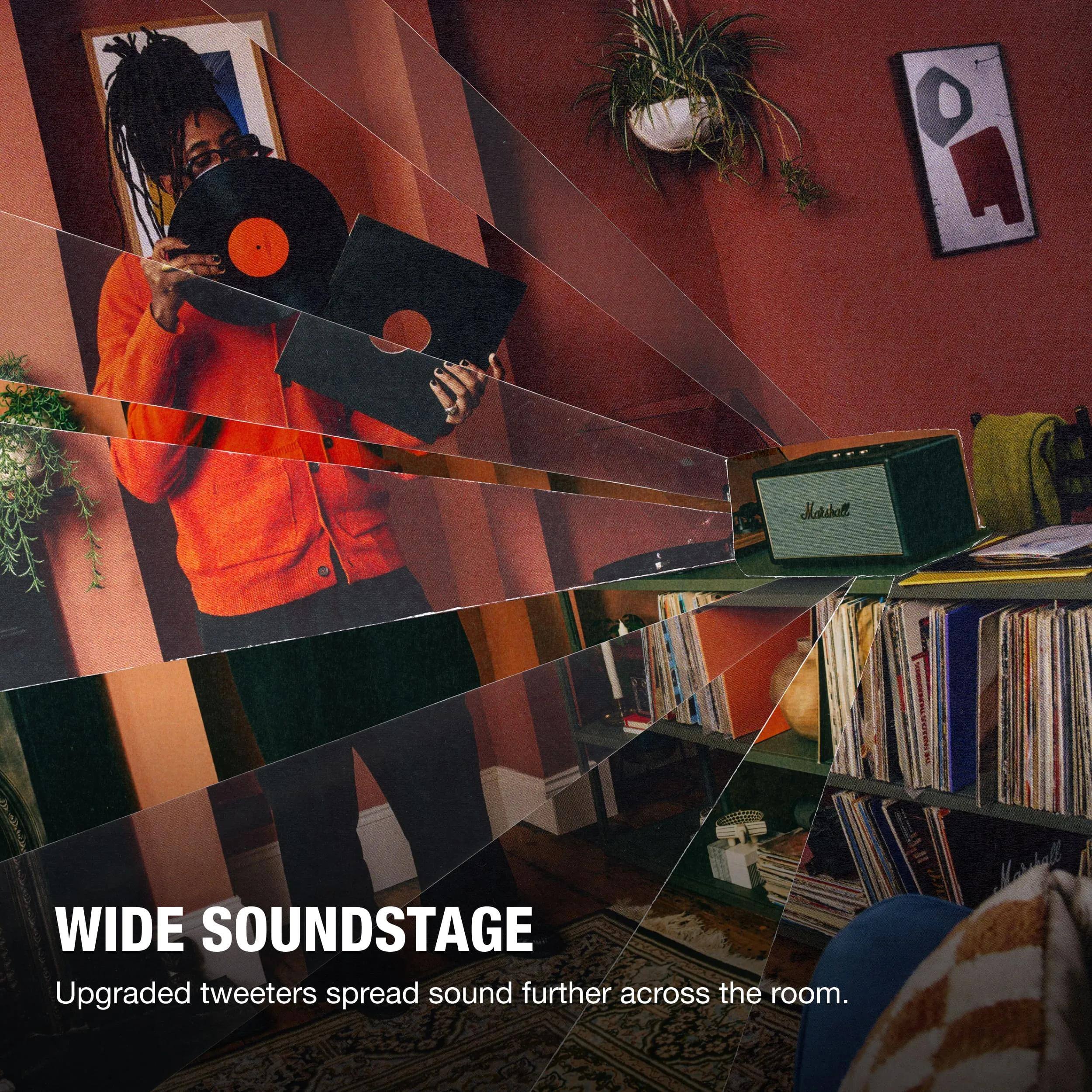 O 4 Matihall

WIDE SOUNDSTAGE

Upgraded tweeters spread sound further across the room.