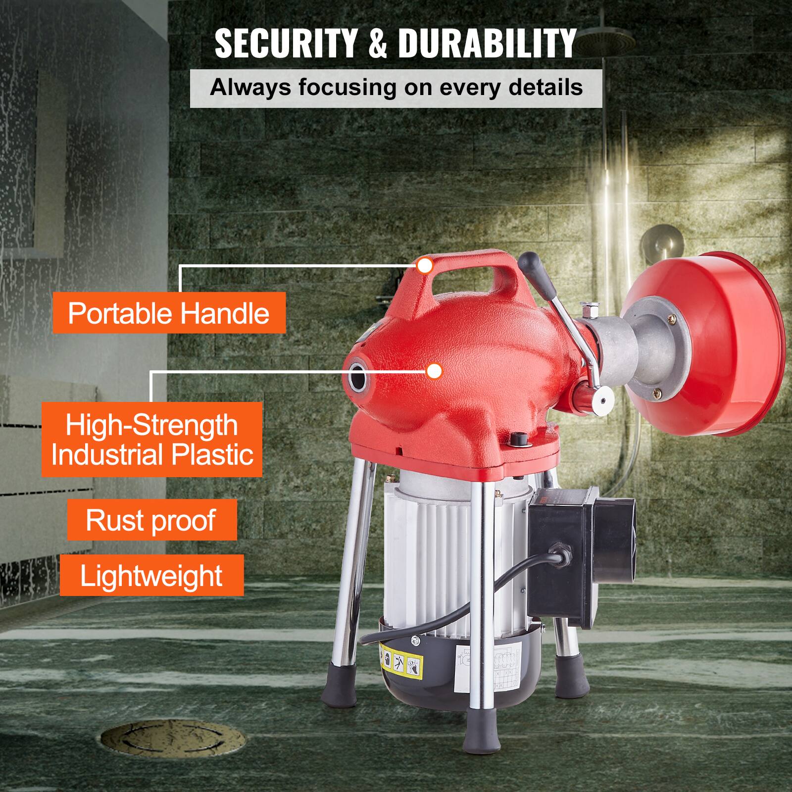 SECURITY & DURABILITY
Always focusing on every details
Portable Handle
High-Strength Industrial Plastic
Rust proof
Lightweight