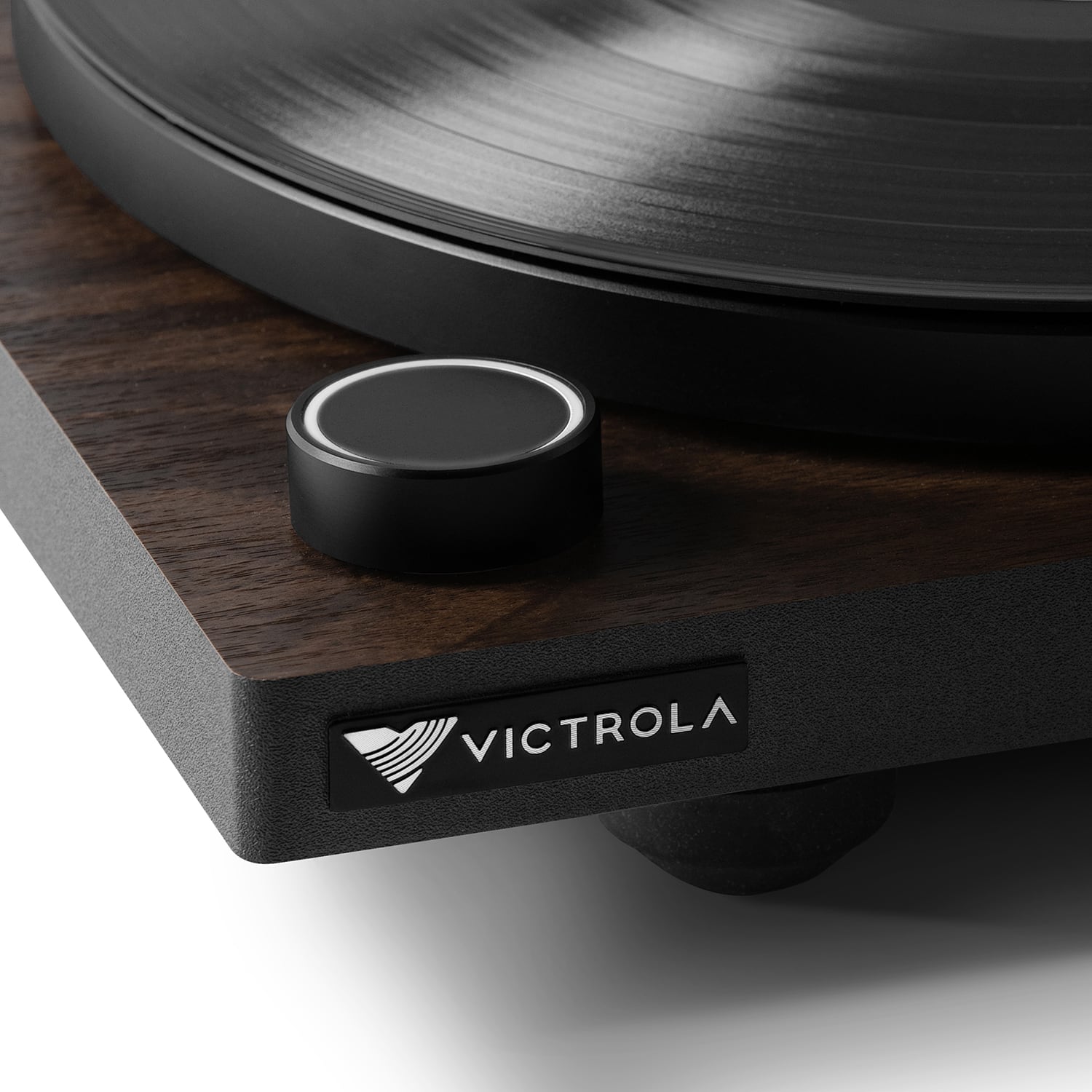 Alt View 17. Victrola - Premiere T1 Turntable - Espresso.