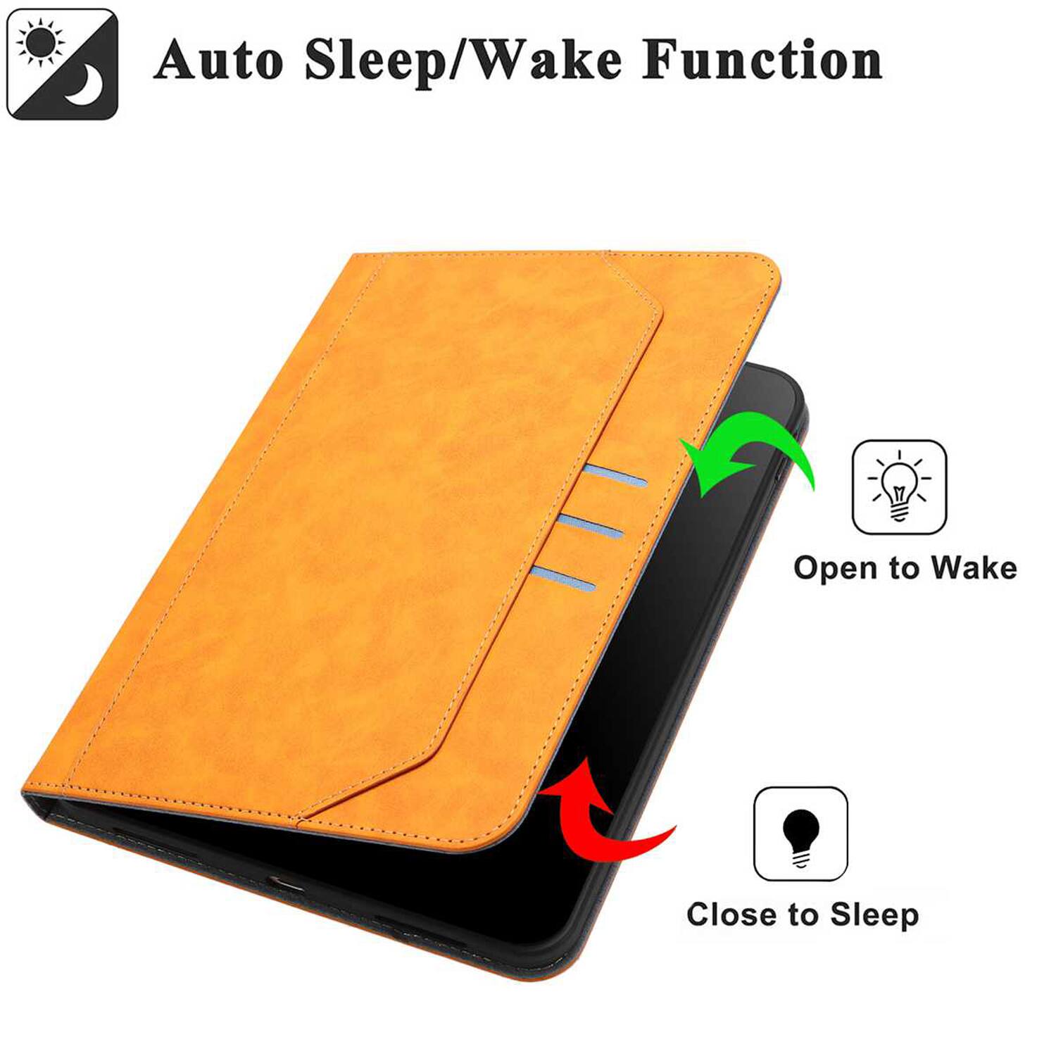 Auto Sleep/Wake Function  
Open to Wake  
Close to Sleep