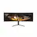 Alt View 2. Arozzi - Arozzi – Nova 49" Curved VA Dual QHD 165Hz Super Ultrawide Gaming Monitor – Black - Black.