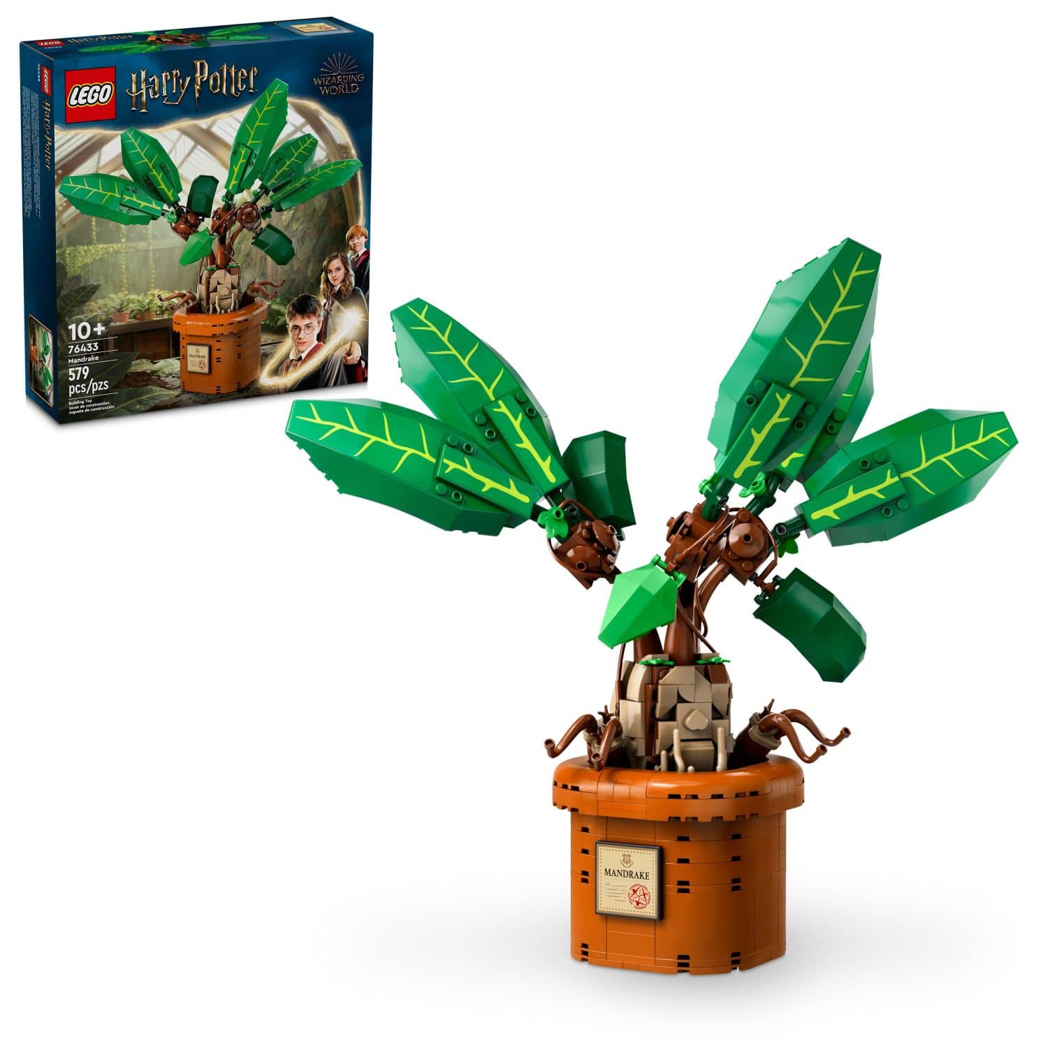 LEGO - Harry Potter Mandrake Magical Plant Toy 76433 - Front_Zoom