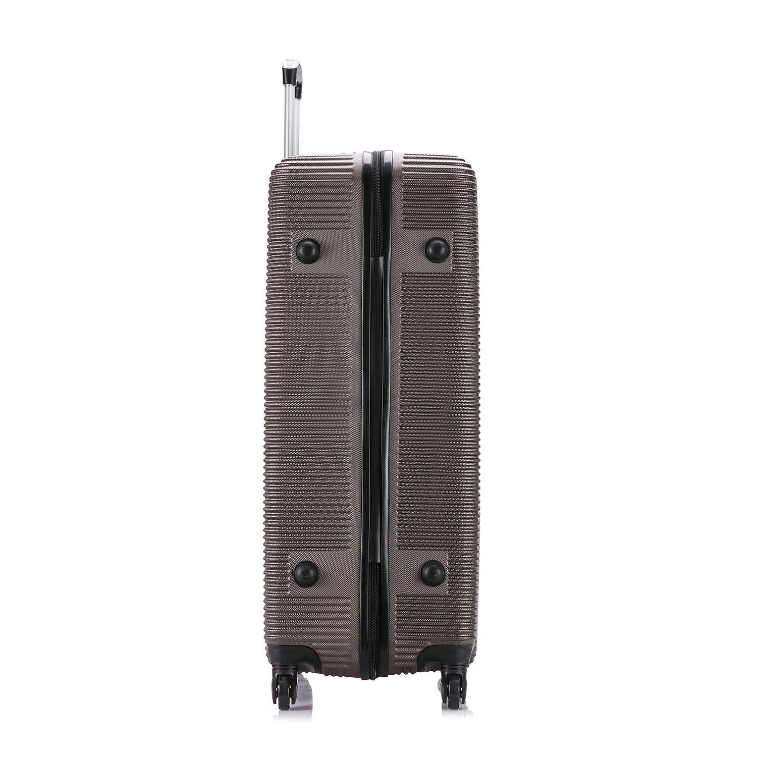Alt View 3. InUSA - Royal lightweight hardside Spinner Luggage 32" - BROWN.