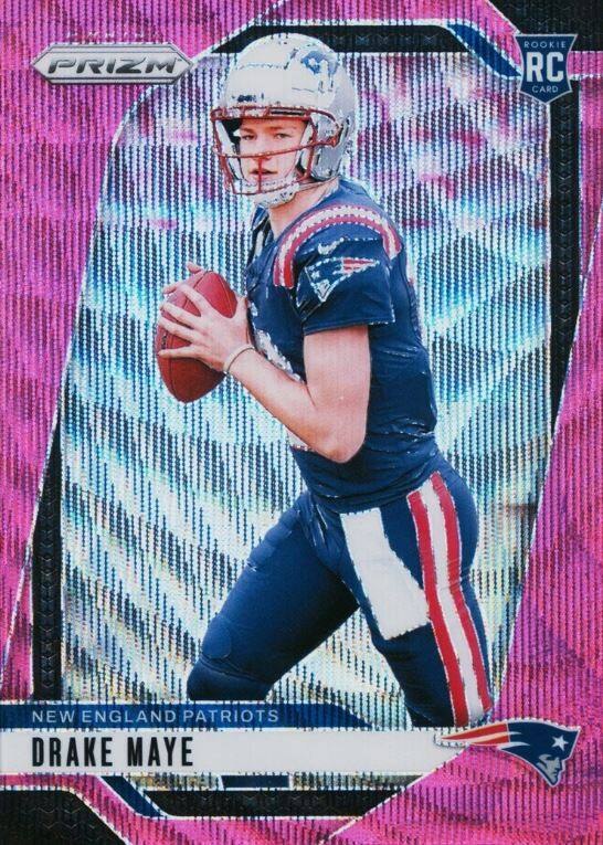 PRIZM Rookie RC Card New England Patriots Drake Maye