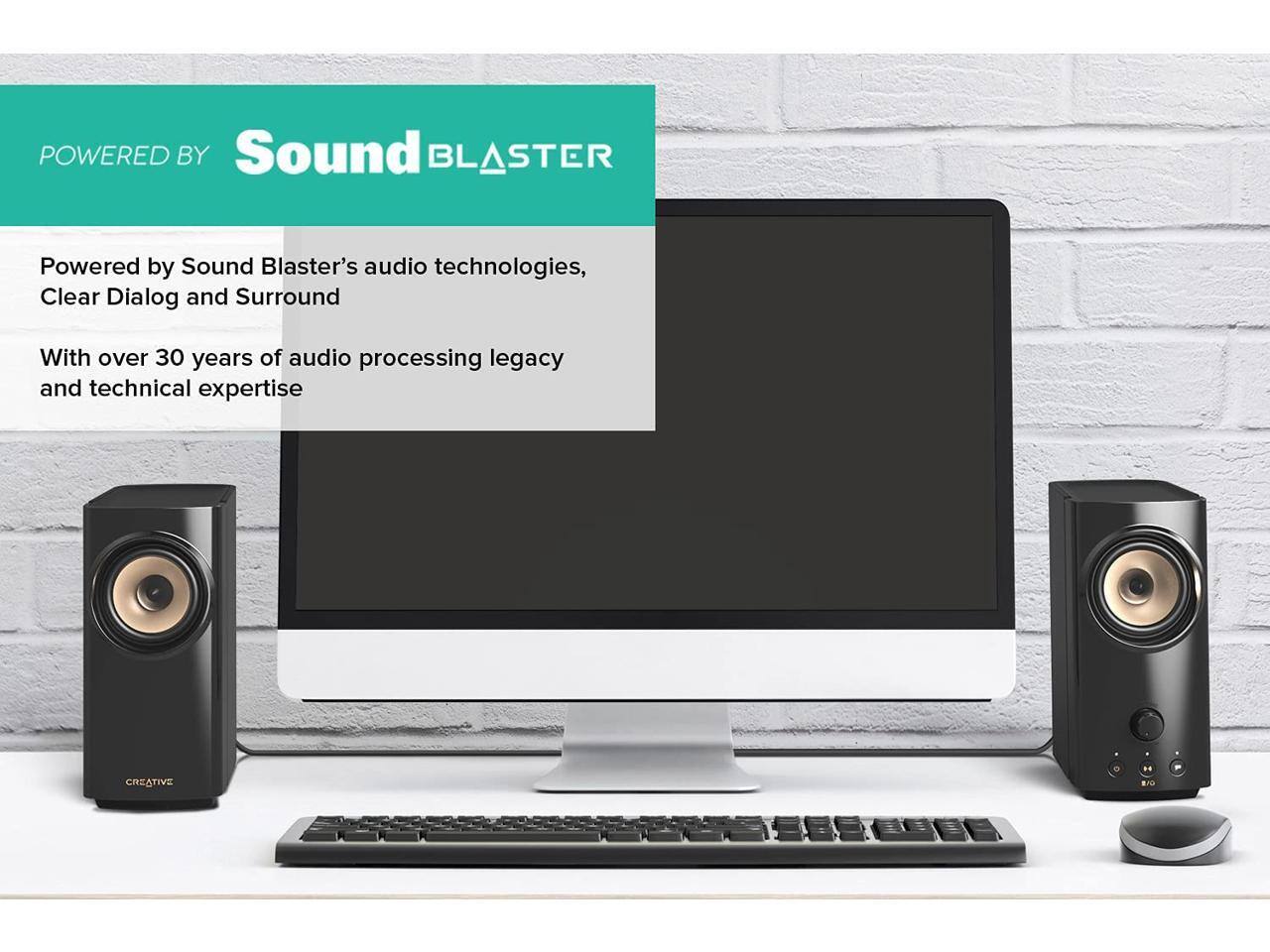 POWERED BY Sound BLASTER

Powered by Sound Blaster's audio technologies, Clear Dialog and Surround

With over 30 years of audio processing legacy and technical expertise