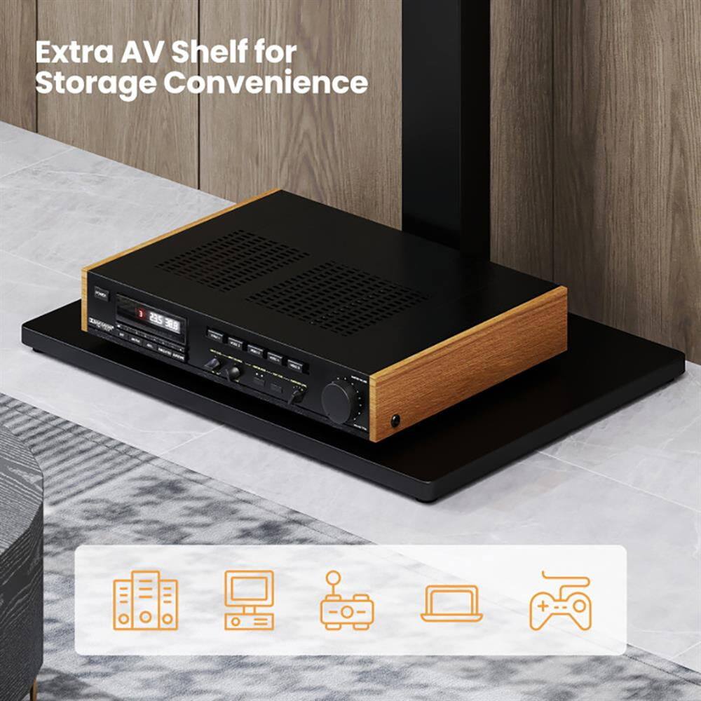 Extra AV Shelf for Storage Convenience