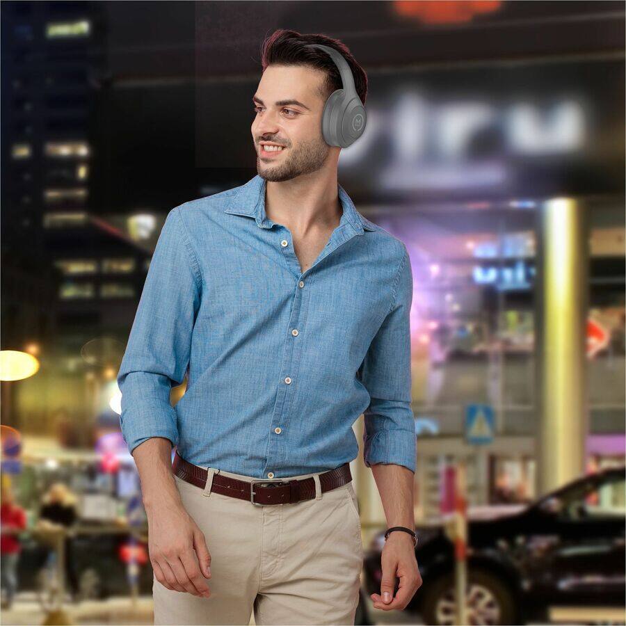 Alt View 5. Morpheus 360 - Morpheus 360 Comfort Plus Wireless over ear Headphones Bluetooth 5.4 HP6500G - HiFi Stereo - Mini-phone 3.5mm - Unknown.