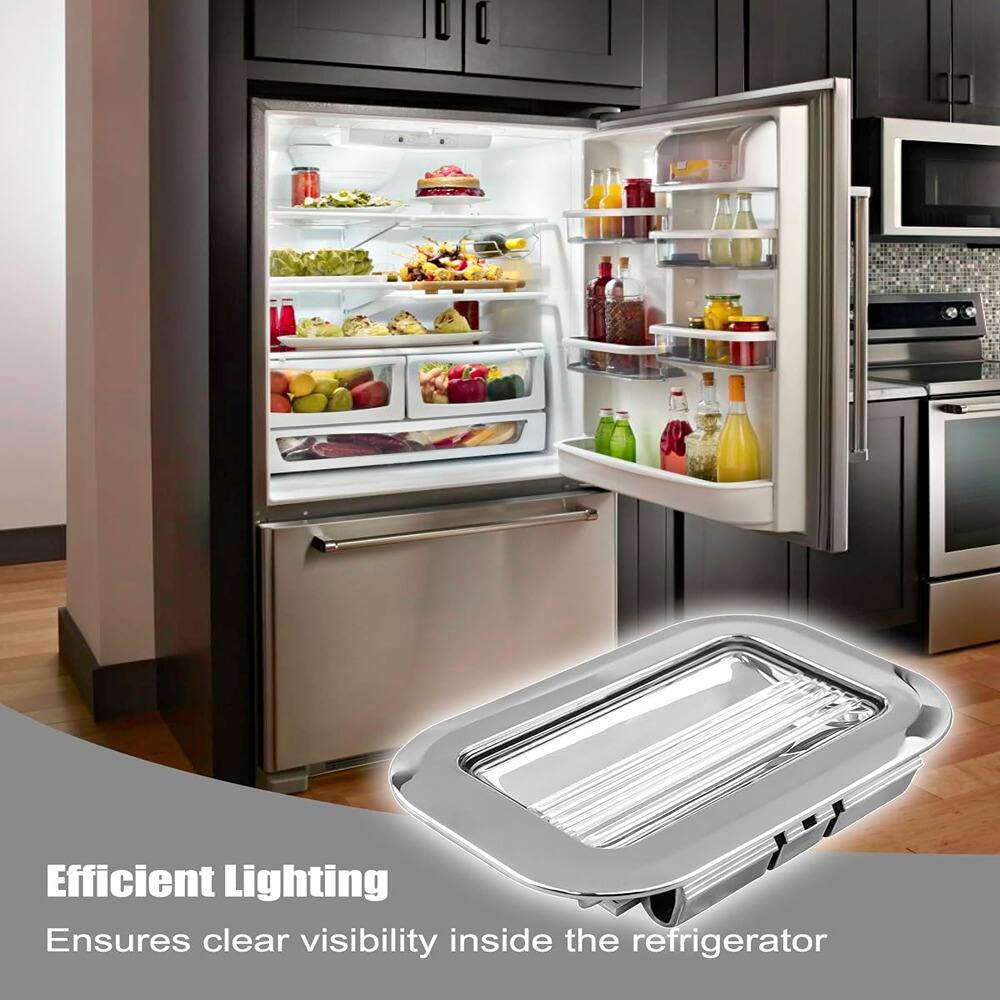 Efficient Lighting  
Ensures clear visibility inside the refrigerator