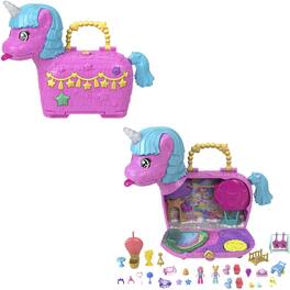 Mattel - Polly Pocket Unicorn Partyland Playset 30th Anniversary - COLLECTIBLES - Multicolor
