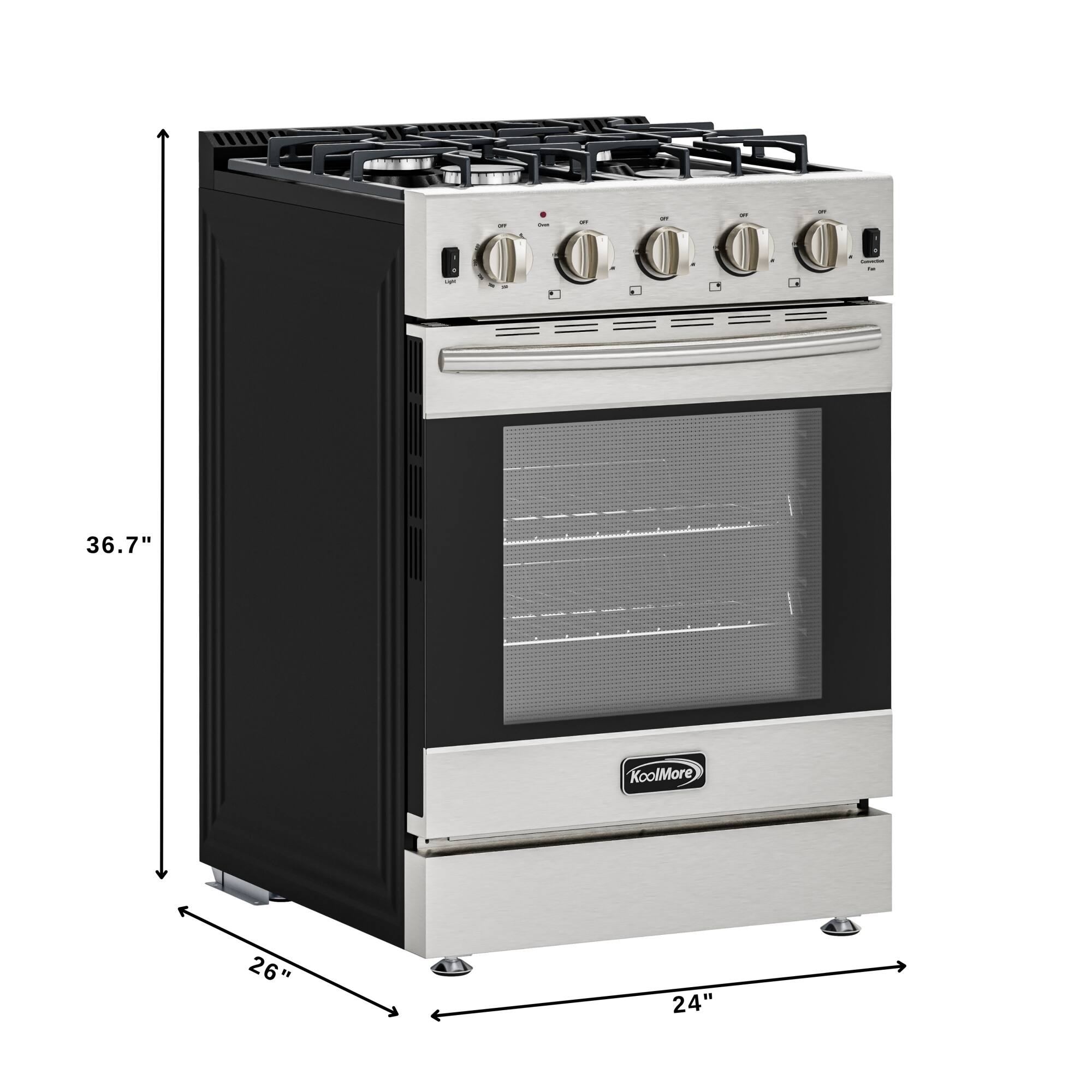 I - 36.7" KoolMore 26" 24"