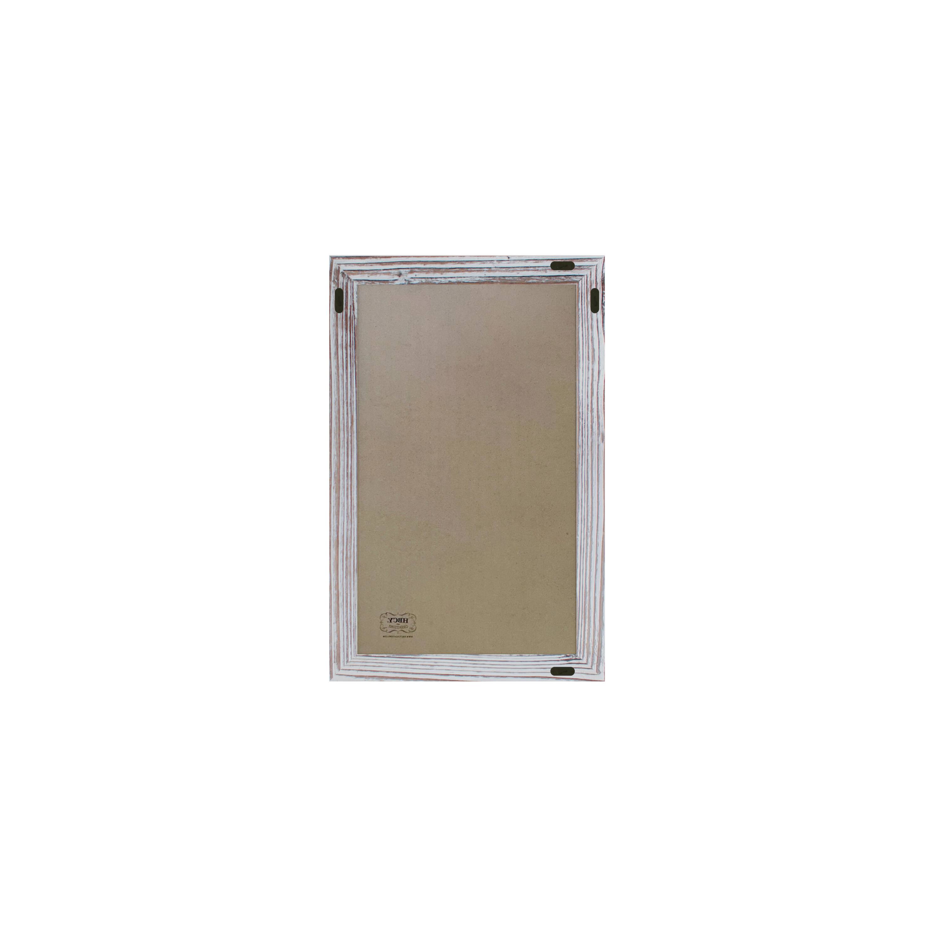 Alt View 8. Emma + Oliver - Burke Framed Decorative Wall Hanging Chalkboard with Magnetic Surface for Weddings, Parties, Showers and More - White Wash.
