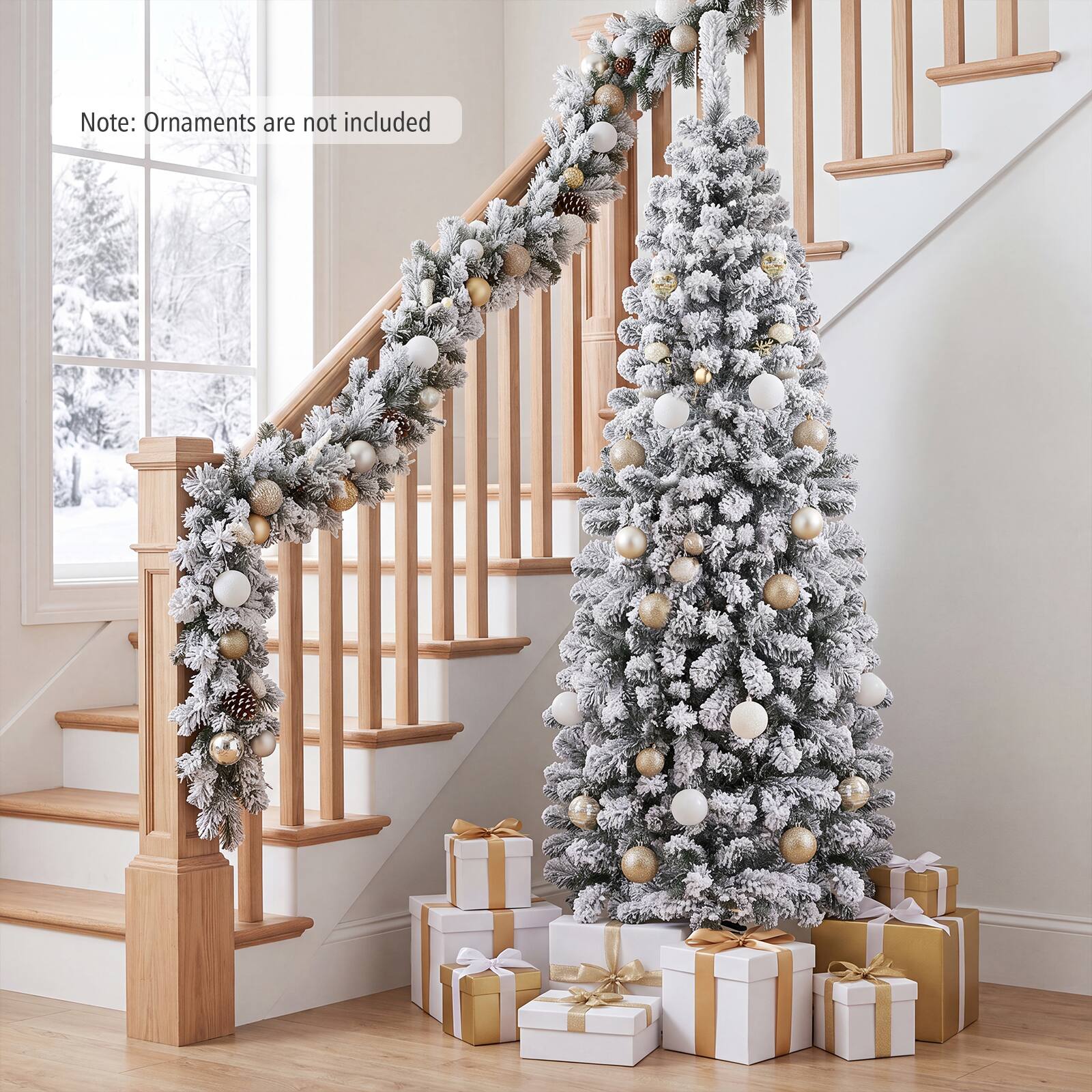 Note: Ornaments are not included
