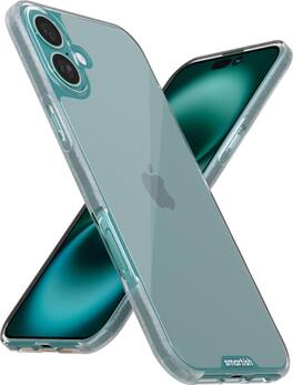 Smartish - iPhone 16 Plus Case - Gripmunk - Protective Slim Grip Cover - Clearly - Clear