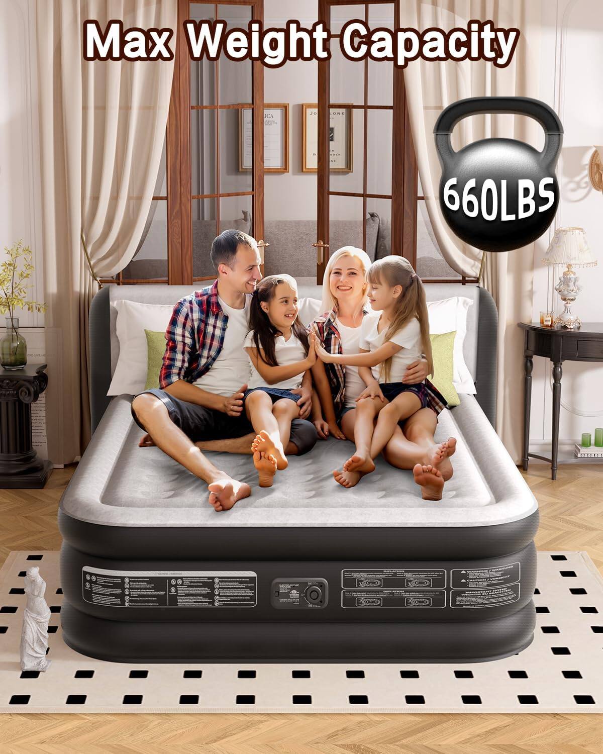 Max Weight Capacity  
660LBS