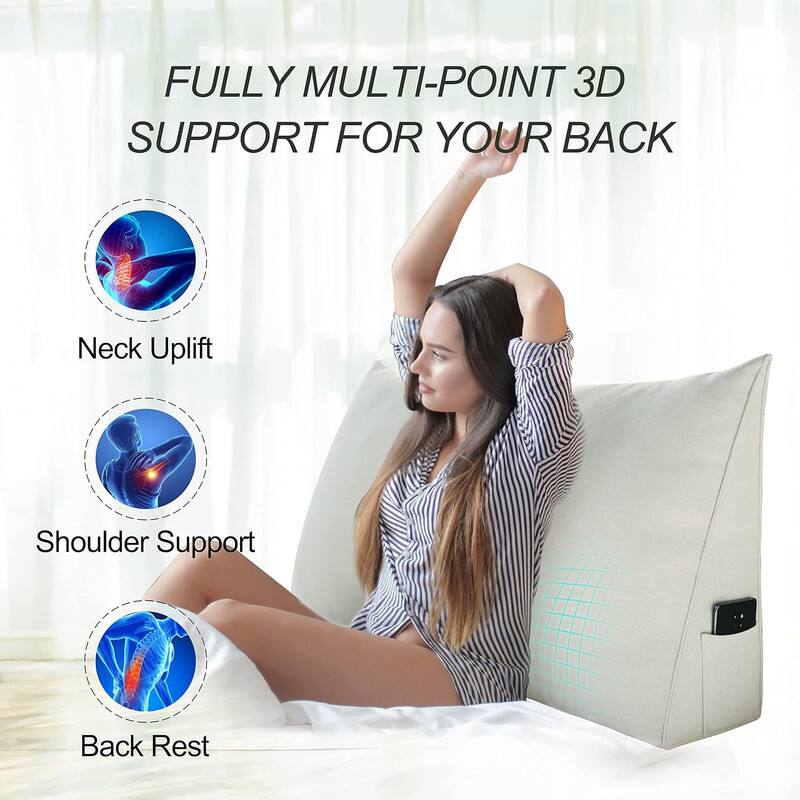 FULLY MULTI-POINT 3D SUPPORT FOR YOUR BACK

- Neck Uplift
- Shoulder Support
- Back Rest