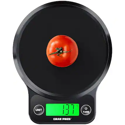 UNIT g 137 GRAM PRES TARE