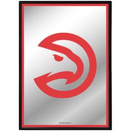 The Fan-Brand - Atlanta Hawks 19" x 27" Framed Mirrored Wall Sign - Multicolor