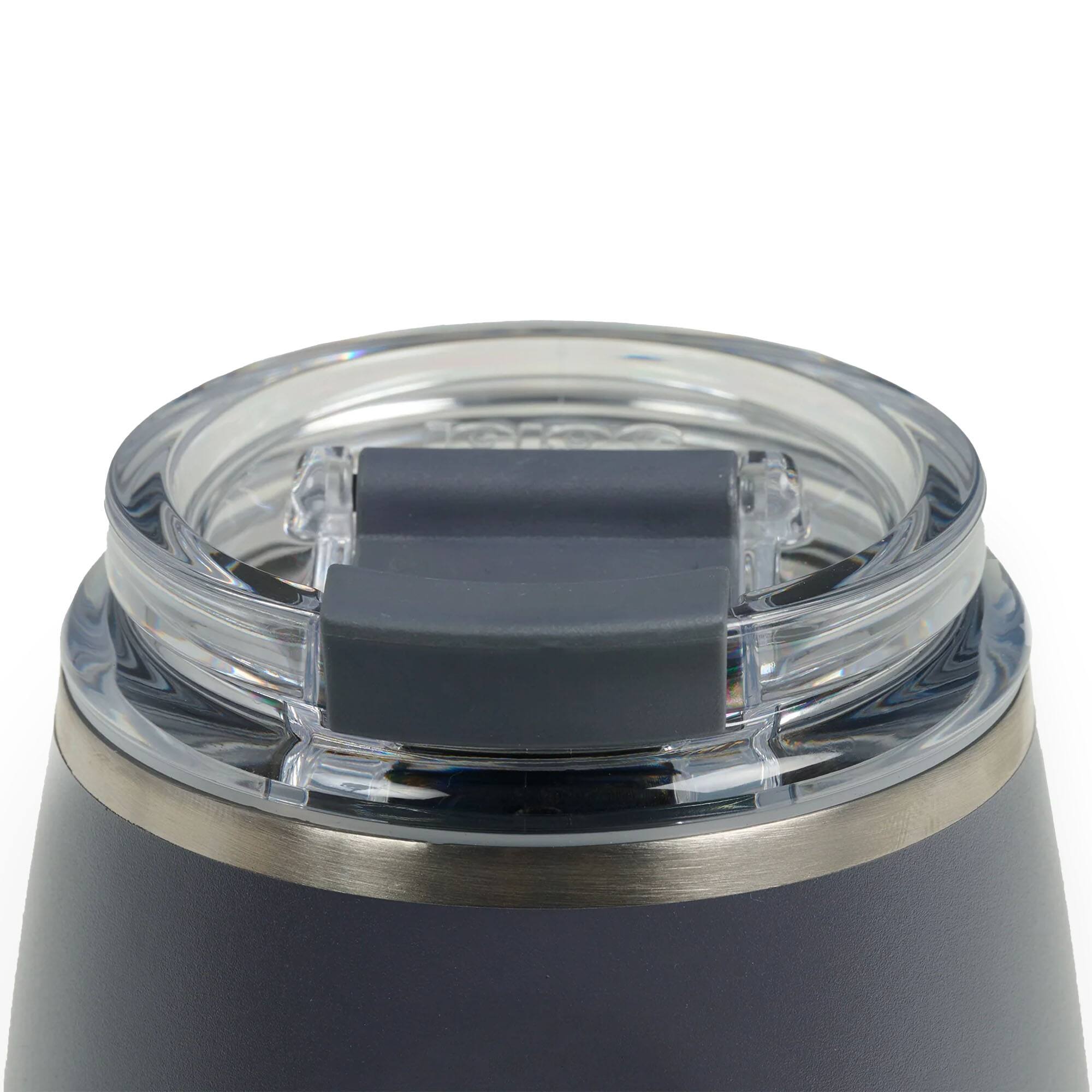 Alt View 3. Igloo - IGLOO 10 oz. Stainless Steel Wine Tumbler, Carbonite - Carbonite.