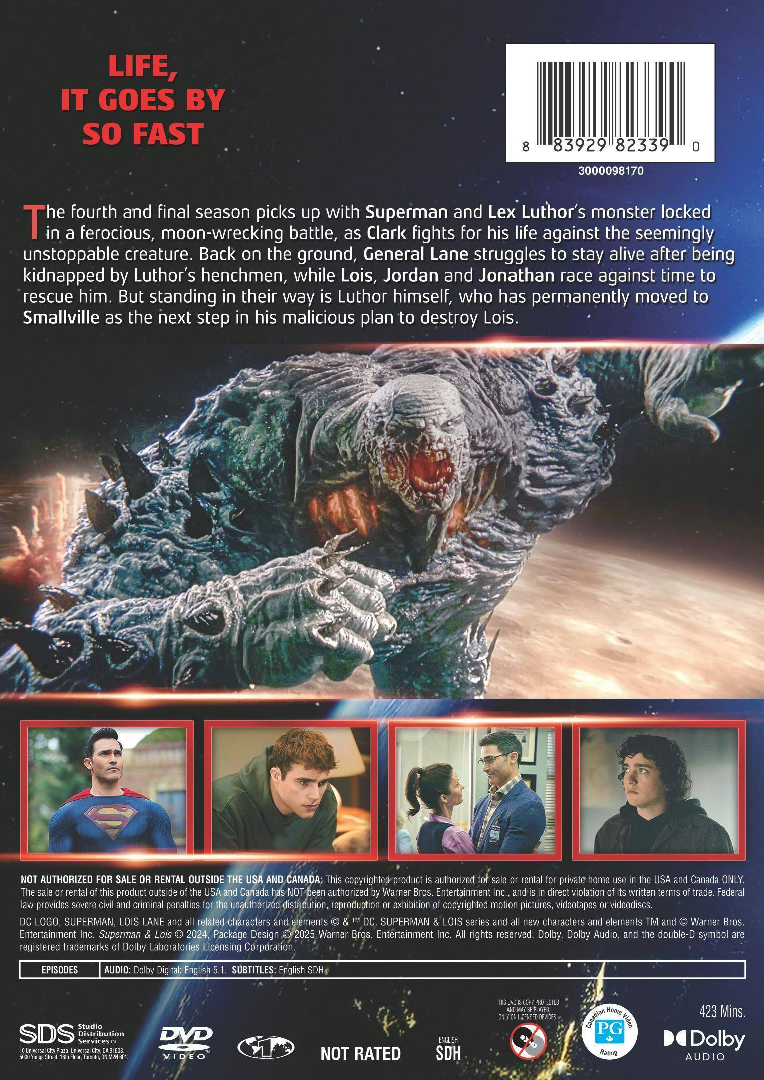 Back. Superman & Lois: The Complete Fourth Season [DVD].