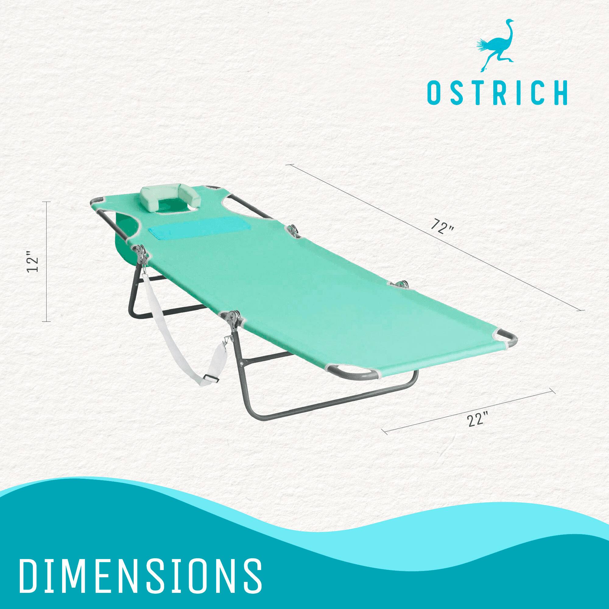 OSTRICH  
12" x 72" x 22"  
DIMENSIONS