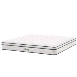 Jenna 10" Innerspring and Foam California King Mattress by Modway - White