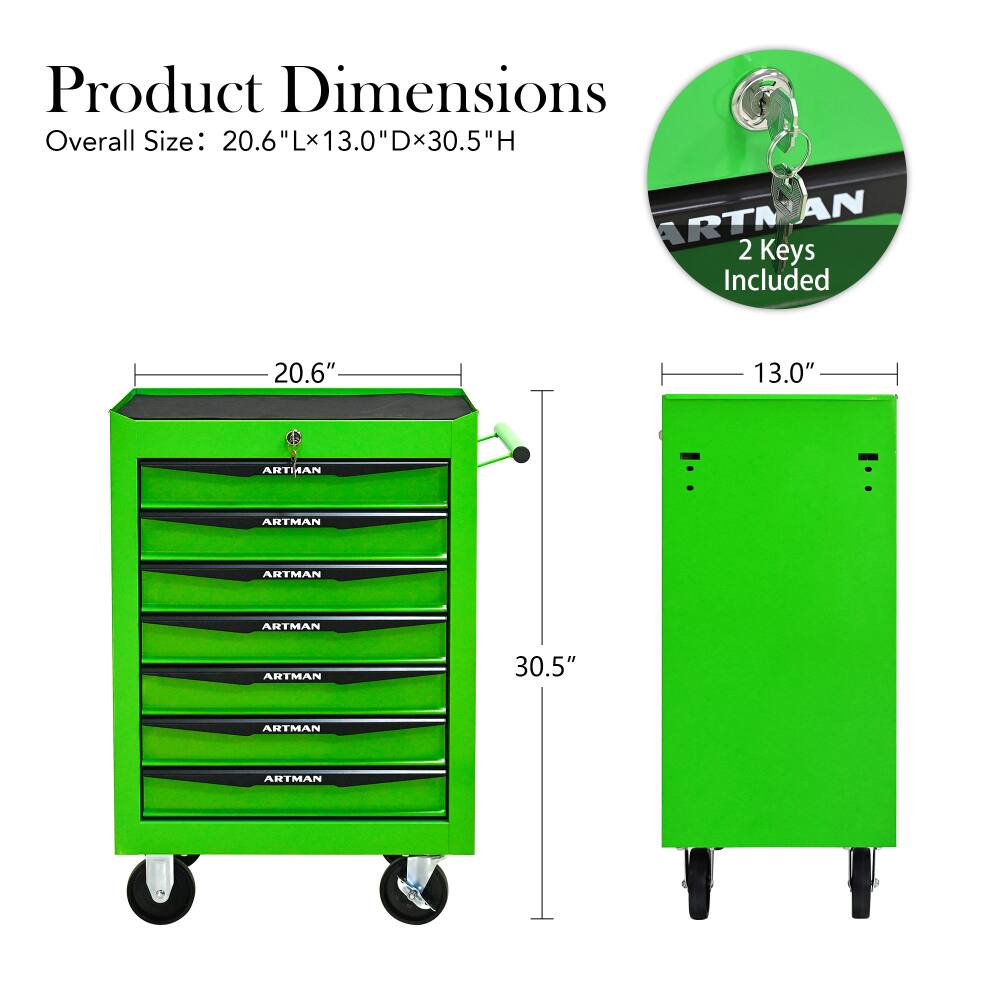 Product Dimensions  
Overall Size: 20.6"L x 13.0"D x 30.5"H  

2 Keys Included  

20.6"  
13.0"  
30.5"  

ARTMAN  
ARTMAN  
ARTMAN  
ARTMAN  
ARTMAN  
ARTMAN