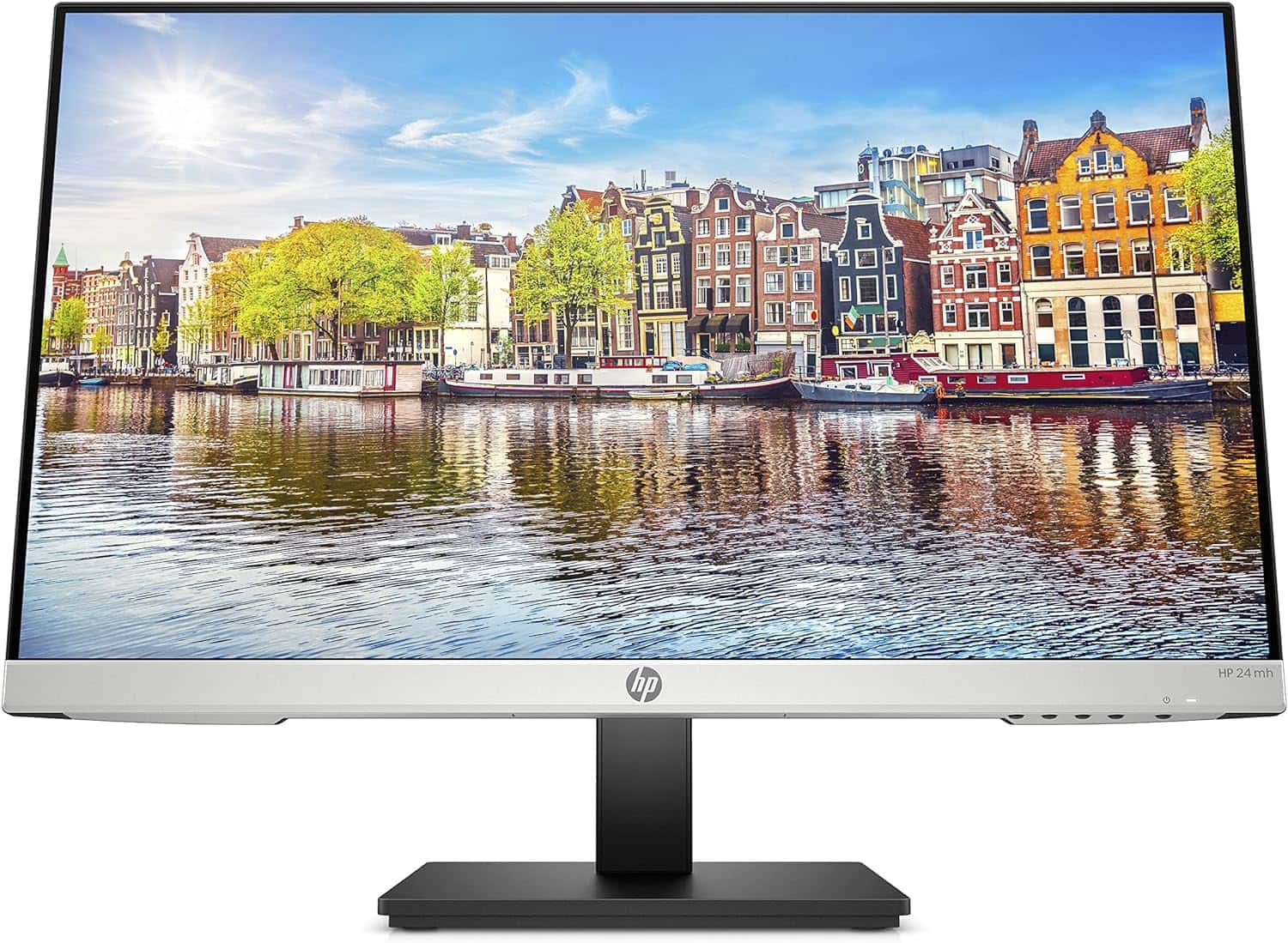 HP - 24mh FHD Computer Monitor with 23.8" IPS Display 1080p