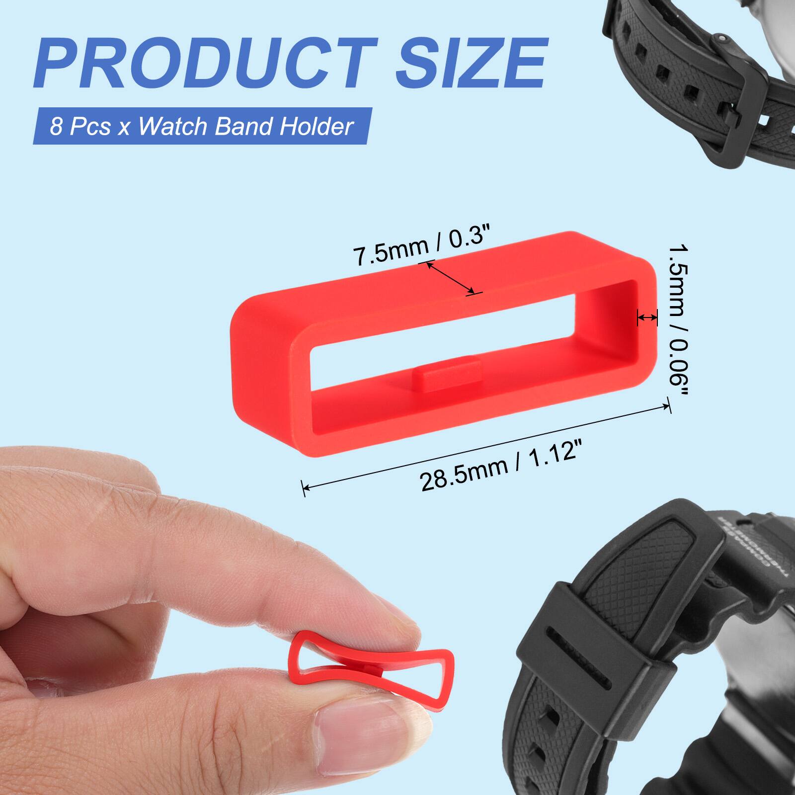 PRODUCT SIZE  
8 Pcs x Watch Band Holder  
7.5mm / 0.3"  
28.5mm / 1.12"  
1.5mm / 0.06"