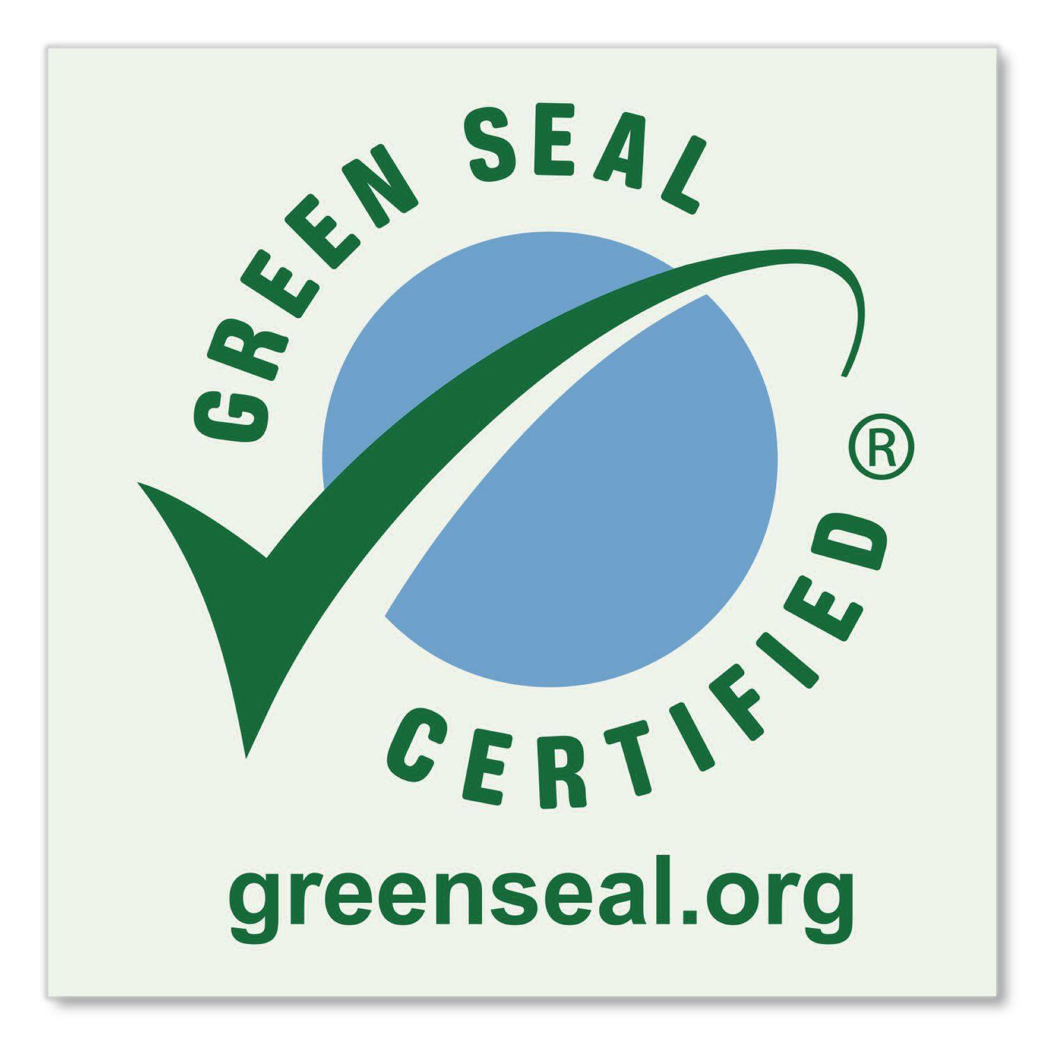GREEN SEAL CERTIFIED  
greenseal.org