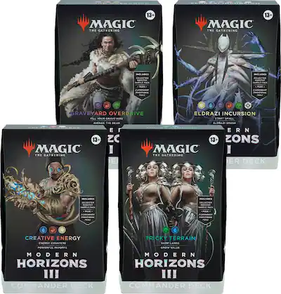 Wizards of The Coast Magic: The Gathering | Modern Horizons 3 Commander Deck Display (M3C) - Best Buy Wizards of The Coast Magic: The Gathering | Modern Horizons 3 Commander Deck Display (M3C) - Best Buy