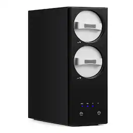 Costway - 600 GPD AW-RB20 Alkaline PH+ Reverse Osmosis Water Filter with 8-Stage Filtration-600 GPD RO - Black-600 GPD RO
