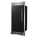 Angle. Forno Appliances - Maderno 13.6 Cu. Ft. Built-In Convertible Refrigerator-Freezer with Left Swing Door and Vented Decorative Grill - Black/Silver.