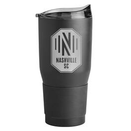 Logo Brands - Nashville SC 30oz. Powder Coat Tumbler - Black