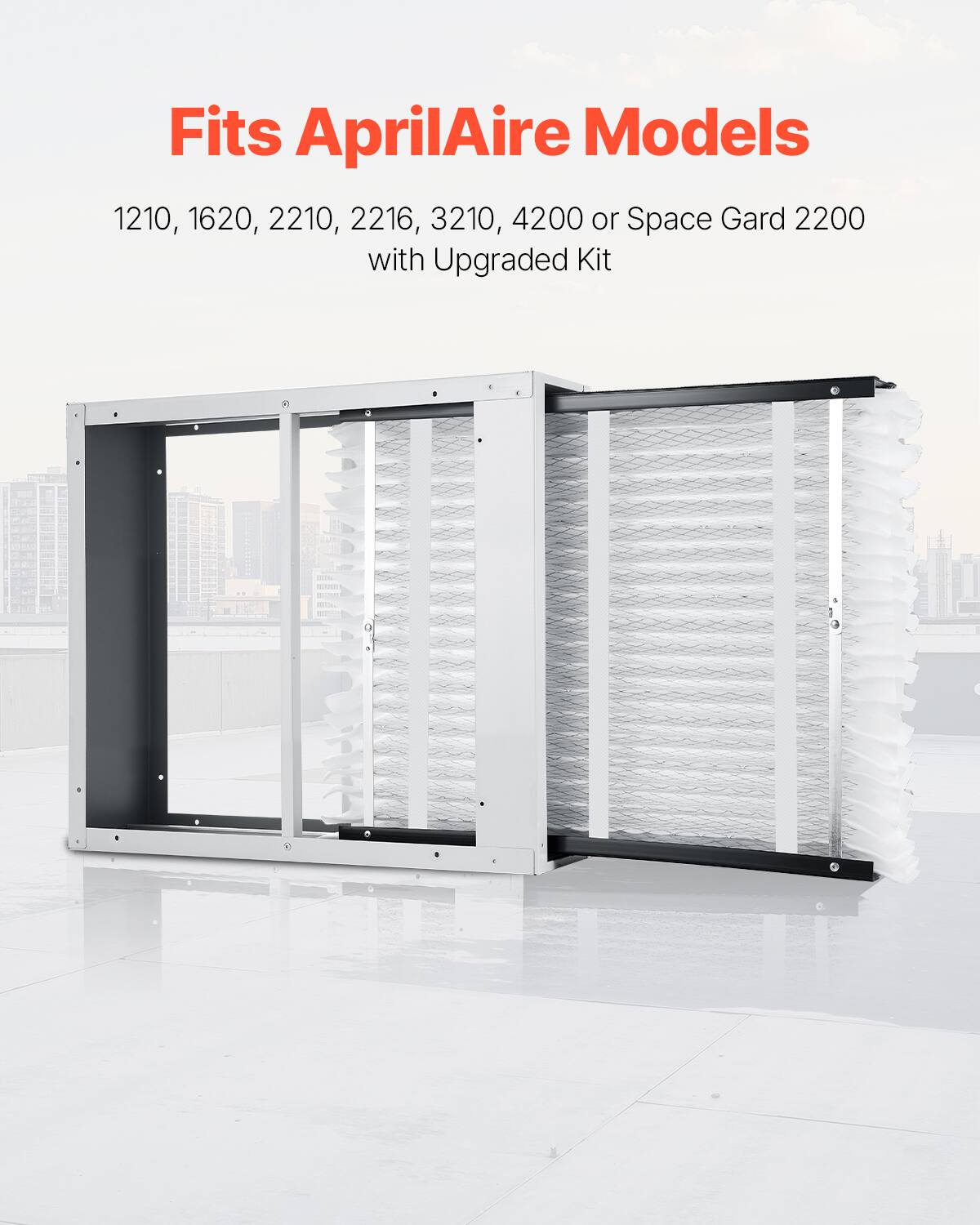 Fits AprilAire Models  
1210, 1620, 2210, 2216, 3210, 4200 or Space Gard 2200 with Upgraded Kit
